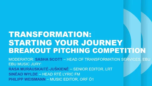 Breakout pitching competition: our transformation journey – and results
