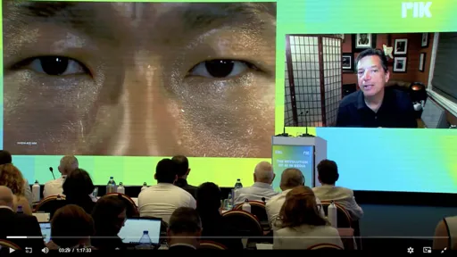 Screenshot taken from video of NVIDIA's Richard Kerris presenting to the EBU GA