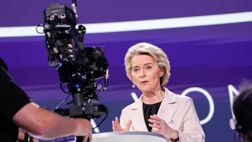 Ursula von der Leyen at the Eurovision Debate