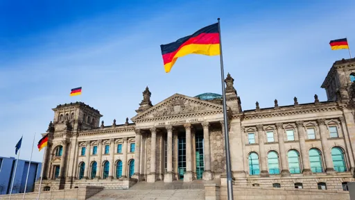This is a photo of the German parliament building