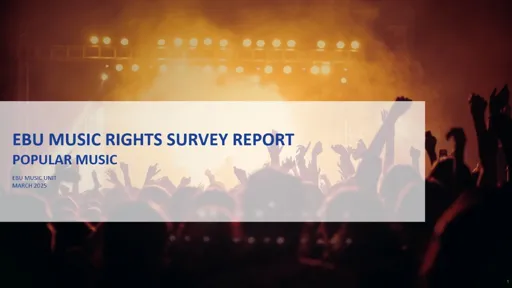 EBU Music Rights Survey Report Popular Music