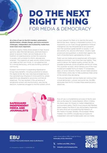 Do the next right thing for media and democracy