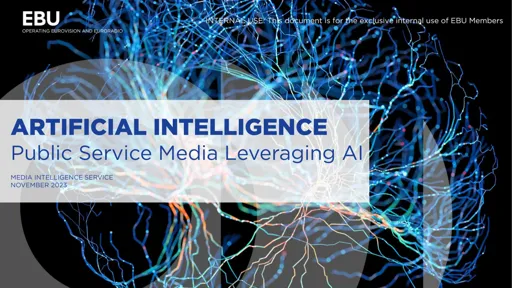 Artificial Intelligence - Public Service Media Leveraging AI