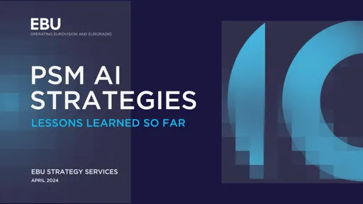 Public Service Media AI Strategies