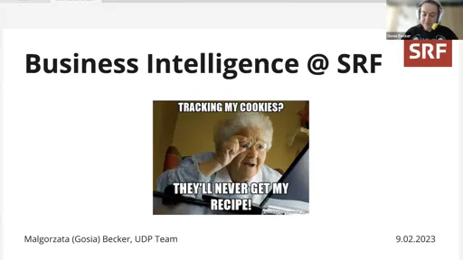 Audience data set-up and communication across SRF and a look at the latest dashboard projects