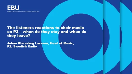 The listeners reactions to choir music on P2