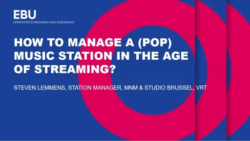 How to manage a (pop) music station in the age of streaming?