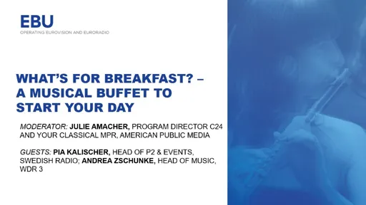 What’s for Breakfast? – A musical buffet to start your day 