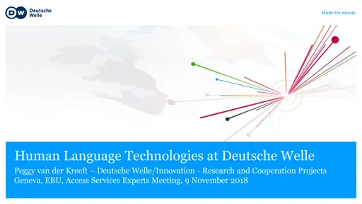 Language technologies for media monitoring and automated subtitling