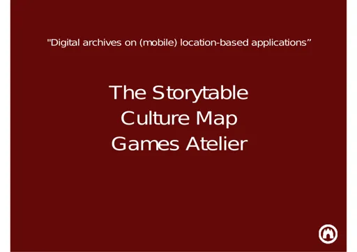 Digital archives on (mobile) location-based applications