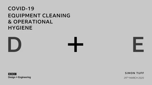 Equipment Cleaning & Operational Hygiene