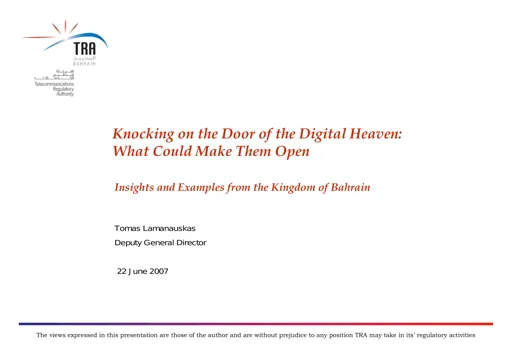 Knocking the Door of Digital Heaven: What could make them open