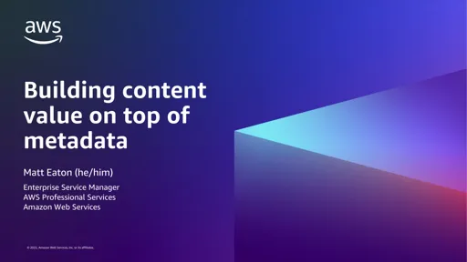 Building content value on top of metadata