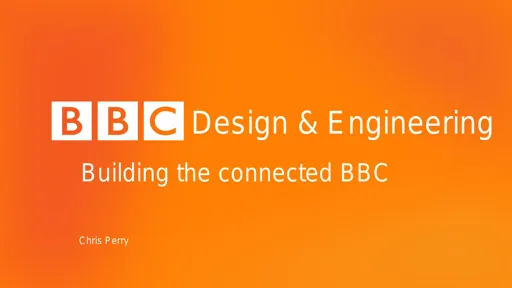 Tutorial 3: Audio over IP and SIP - Chris Perry, Andreas Metz - BBC, IRT
