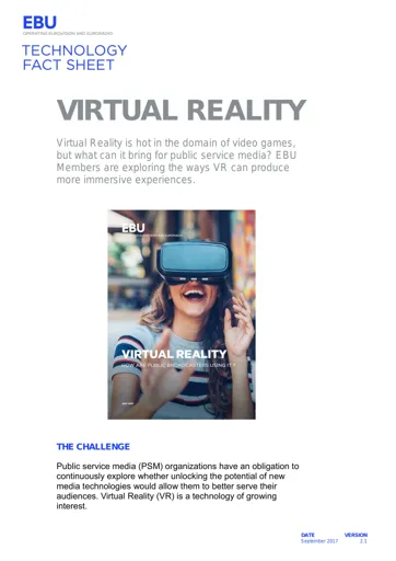 Virtual Reality (VR)