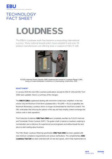 Loudness