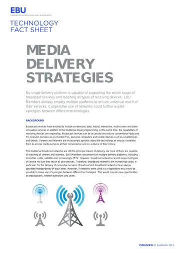 Media Delivery Strategies