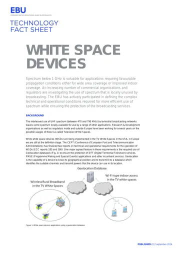 White Space Devices