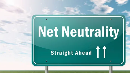 Highway Signpost Net Neutrality