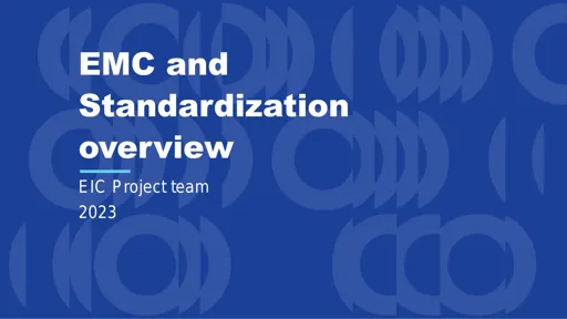 EMC and Standardization overview