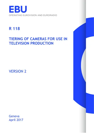Tiering of (Ultra) High Definition Cameras