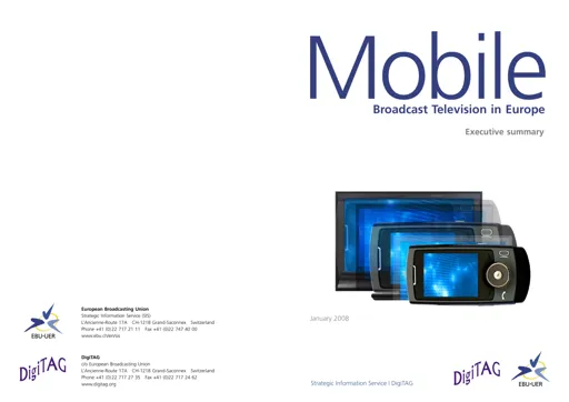 Mobile Broadcast Television in Europe