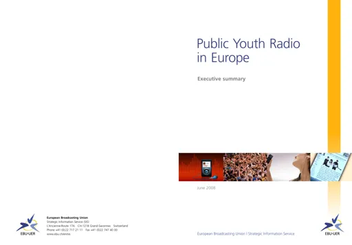 Public Youth Radio in Europe