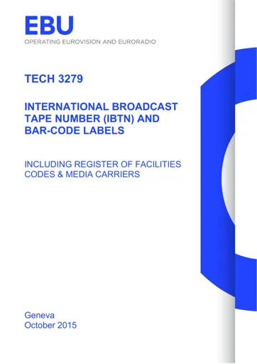 IBTN labels, Facility Codes & Media Carriers