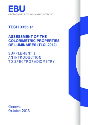 An Introduction to Spectroradiometry