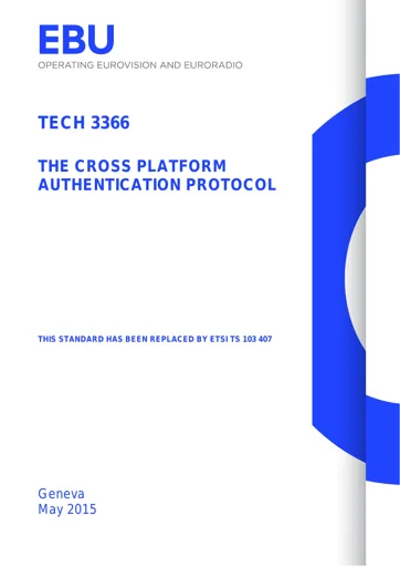 The Cross Platform Authentication Protocol