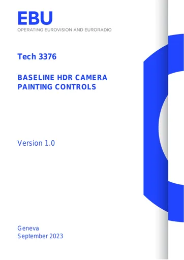 Baseline HDR Camera Painting Controls