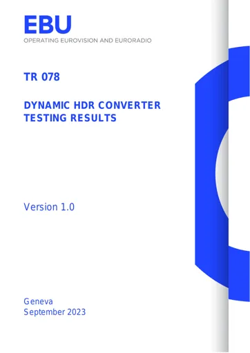 Dynamic HDR Converter Testing Results