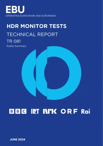 HDR Monitor Tests 2024