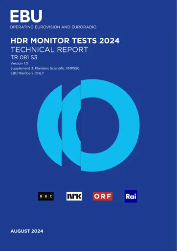 HDR Monitor Tests 2024: Flanders Scientific XMP550