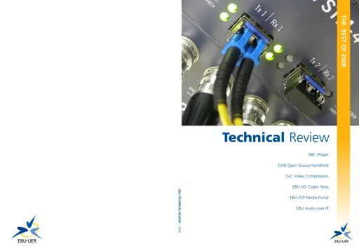 EBU Technical Review - Best of 2008
